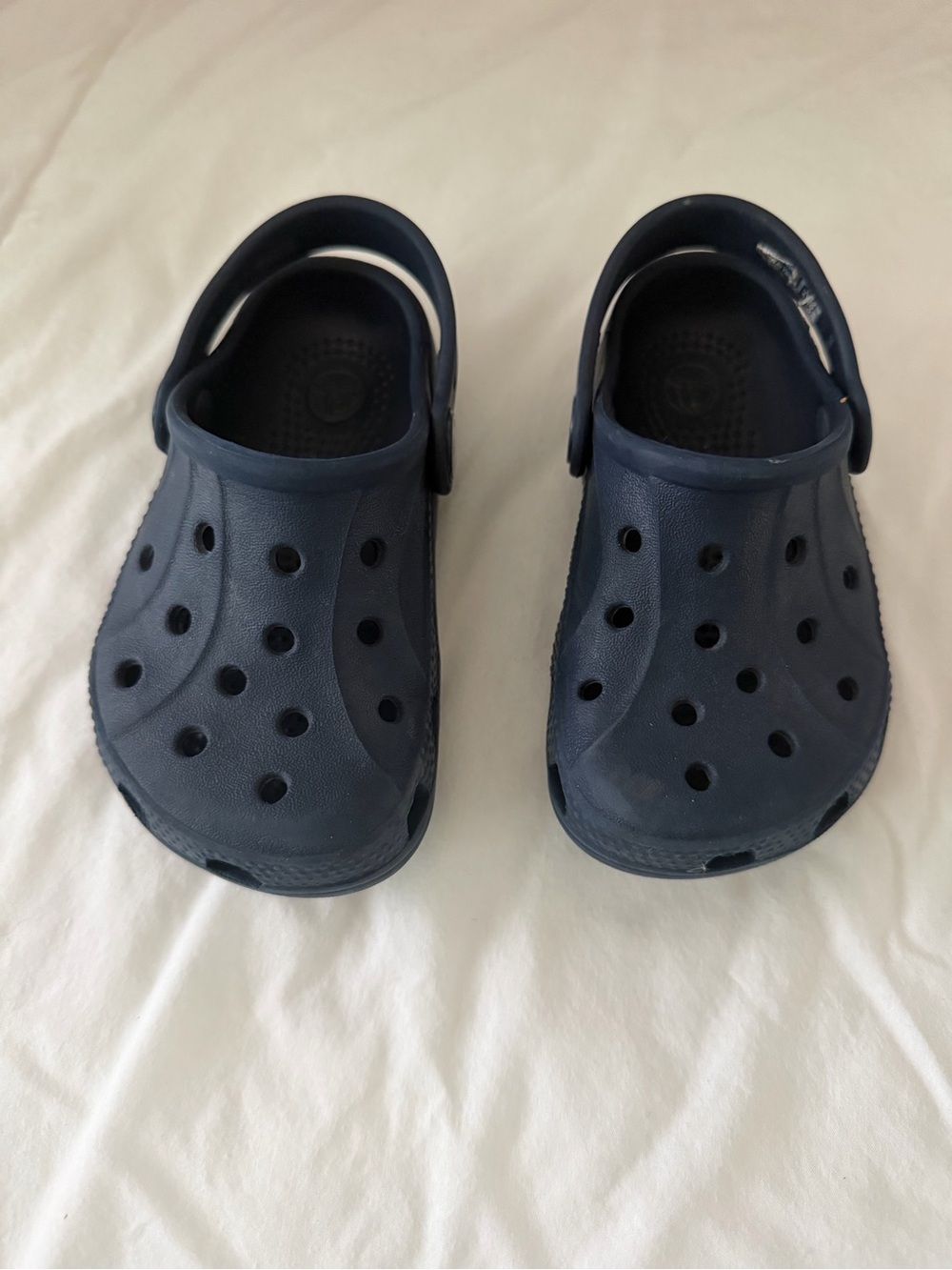 CROCS Kids Navy Blue Classic Clogs